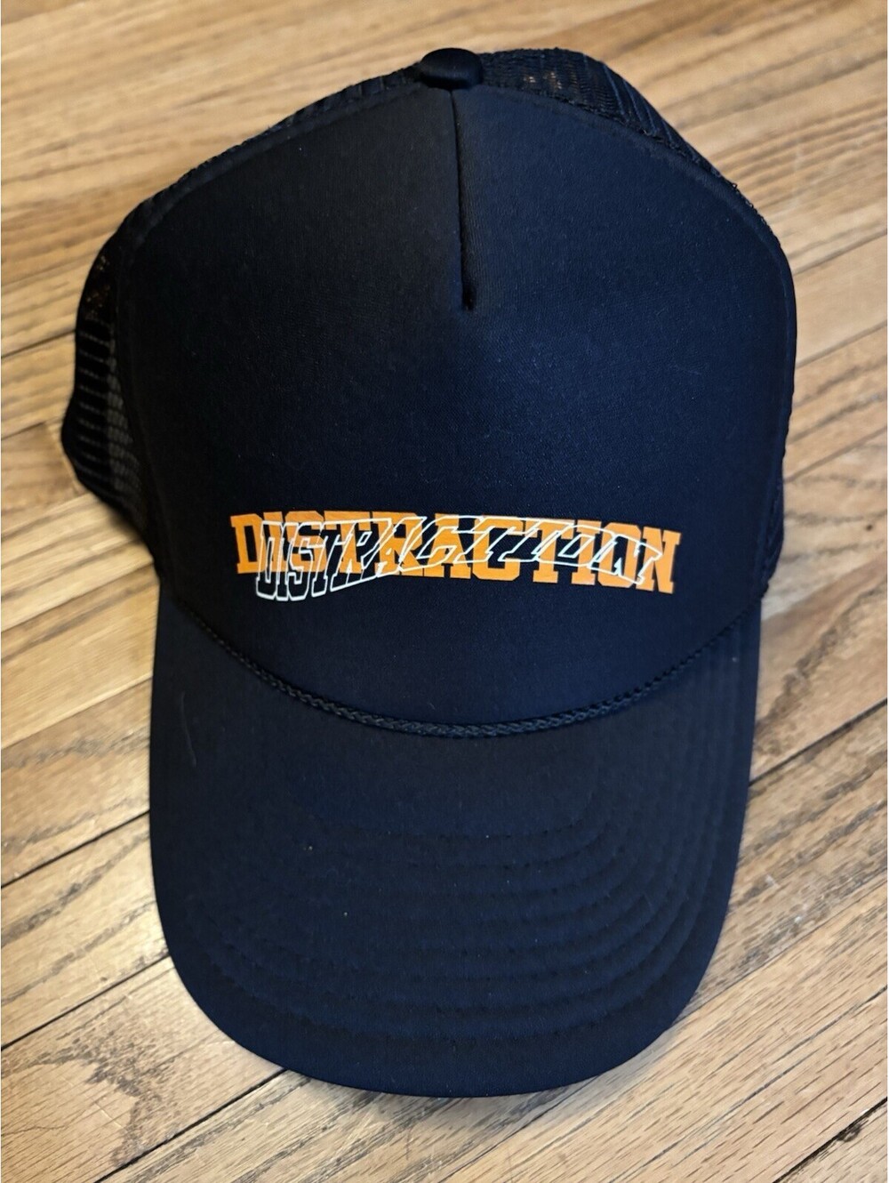 Distraction Black Adjustable Hat - Womens
